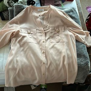 Calvin Klein button up blouse